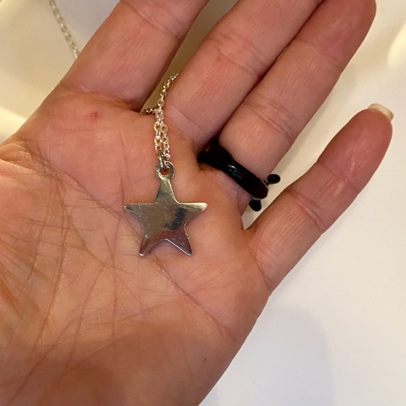 RARE! Coach Enamel Star .925 Sterling Necklace - Picture 4 of 4